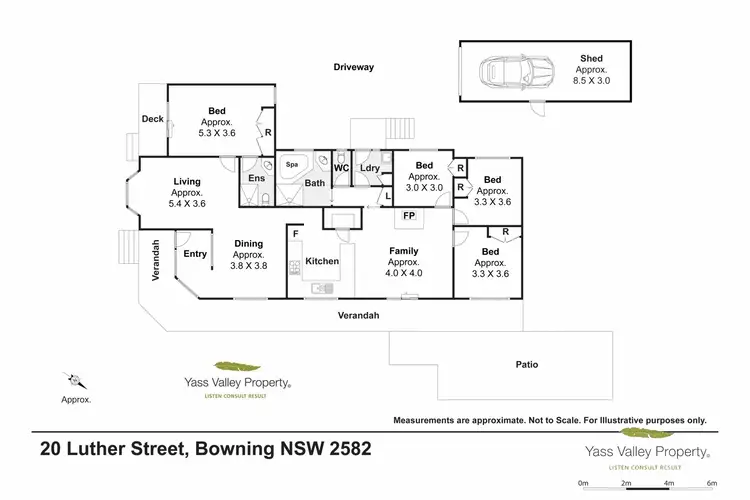 Floorplan of Homely house listing, 20 Luther Street, Bowning NSW 2582