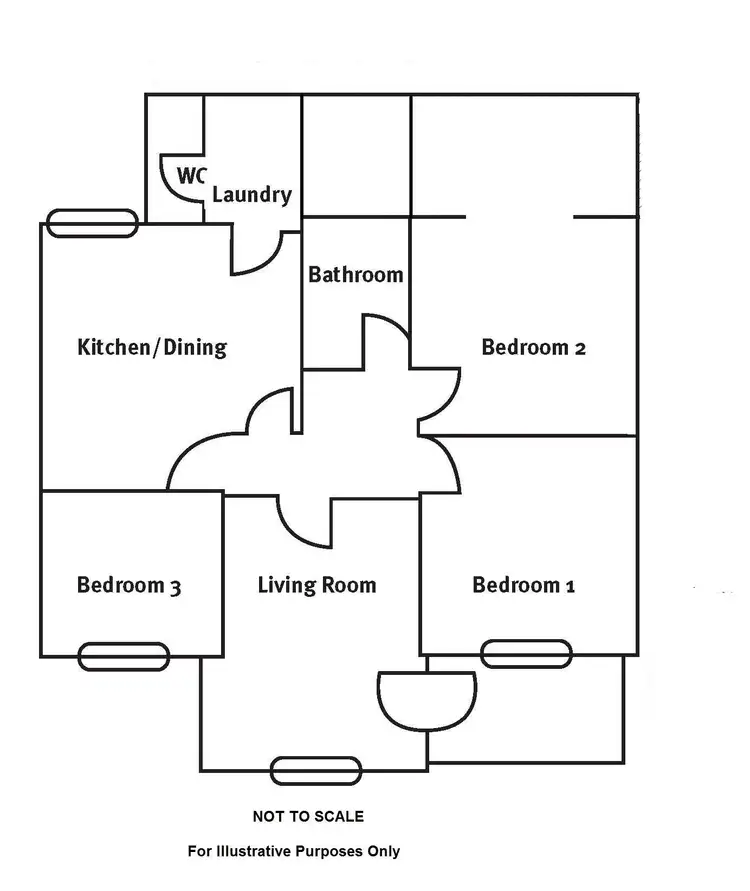 Floorplan of Homely semi-detached listing, 10 Wade Street, Whyalla Norrie SA 5608