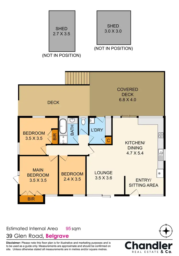 Floorplan of Homely house listing, 39 Glen Road, Belgrave VIC 3160