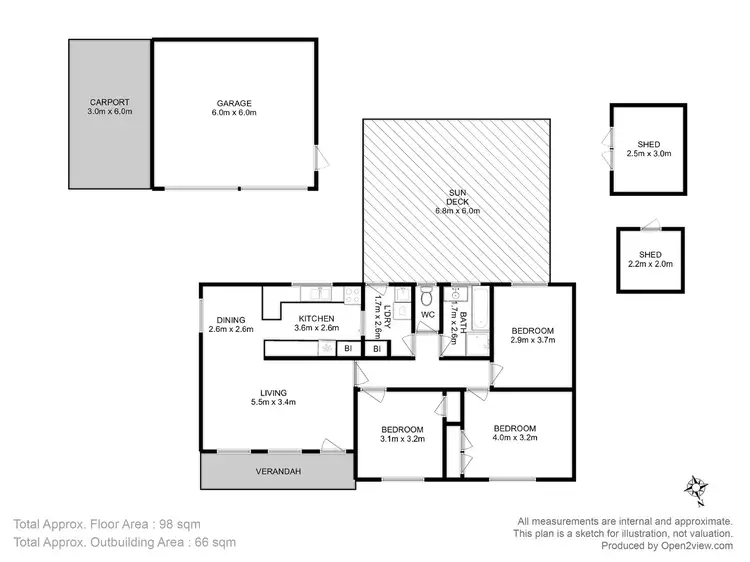 Floorplan of Homely house listing, 8 Boyle Street, Triabunna TAS 7190