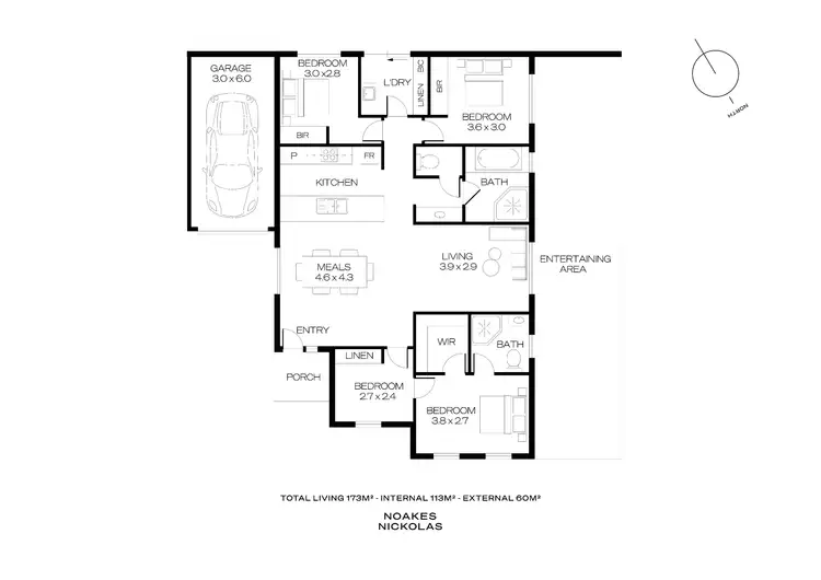 Floorplan of Homely house listing, 22A Jervois Street, South Plympton SA 5038