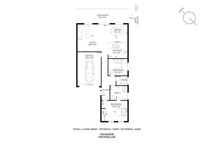 Floorplan of Homely house listing, 27B Stuart Road, South Plympton SA 5038