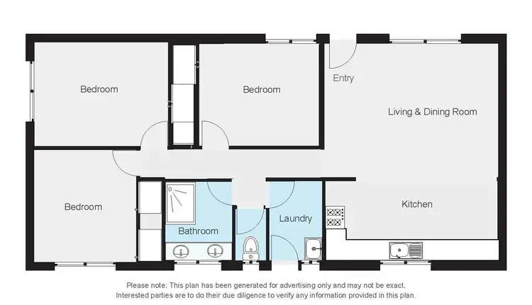 Floorplan of Homely unit listing, 5/432 Kotthoff Street, Lavington NSW 2641