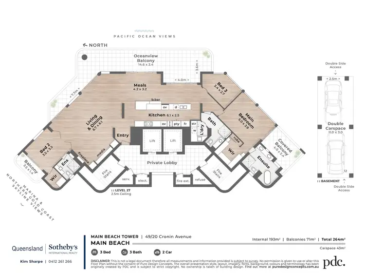 Floorplan of Homely apartment listing, 49/20 Cronin Avenue, Main Beach QLD 4217