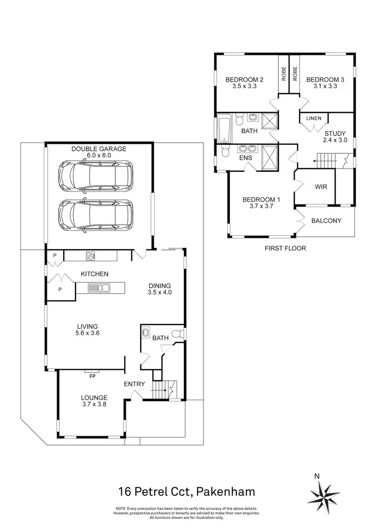 Floorplan of Homely house listing, 16 Petrel Circuit, Pakenham VIC 3810