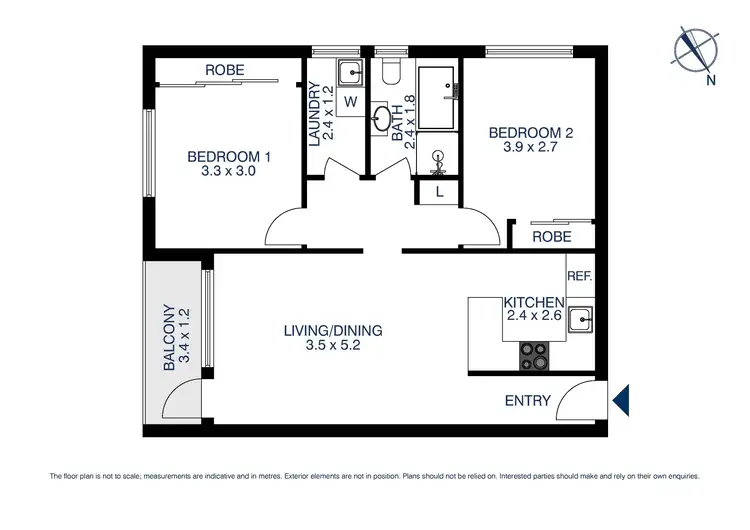 Floorplan of Homely apartment listing, 10/12 Emert Street, Wentworthville NSW 2145