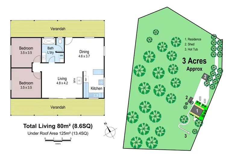 Floorplan of Homely rural property listing, 337 Ferndale Road, Ferndale VIC 3821