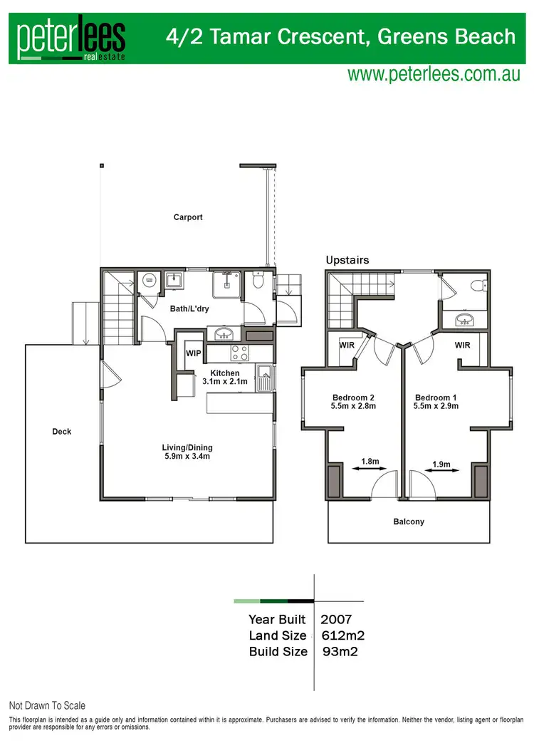 Floorplan of Homely unit listing, 4/2 Tamar Crescent, Greens Beach TAS 7270