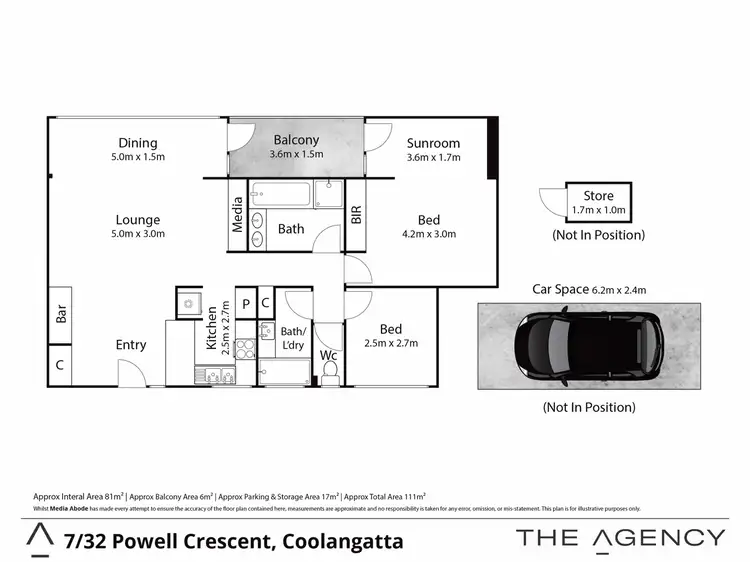 Floorplan of Homely apartment listing, 7/32 Powell Crescent, Coolangatta QLD 4225