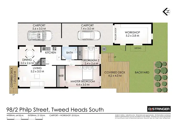 Floorplan of Homely house listing, 98/2 Philp Parade, Tweed Heads South NSW 2486