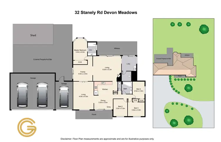 Floorplan of Homely house listing, 32 Stanley Road, Devon Meadows VIC 3977