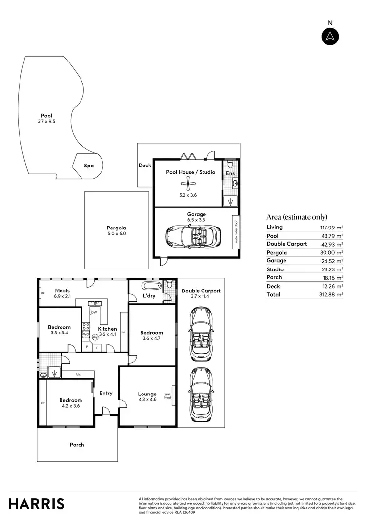 Floorplan of Homely house listing, 34 The Grove, Lower Mitcham SA 5062