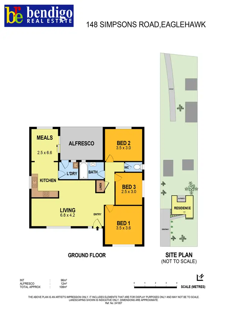 Floorplan of Homely house listing, 148 Simpsons Road, Eaglehawk VIC 3556