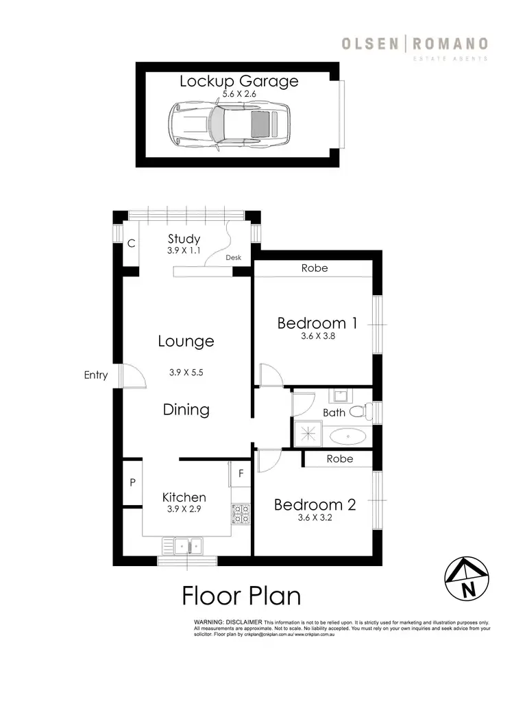 Floorplan of Homely apartment listing, 1/231 Bunnerong Road, Maroubra NSW 2035