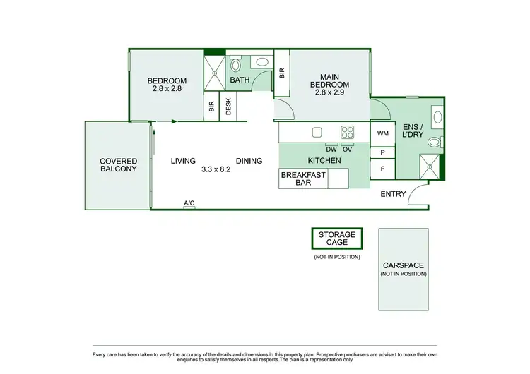Floorplan of Homely apartment listing, 206/881 High Street, Armadale VIC 3143