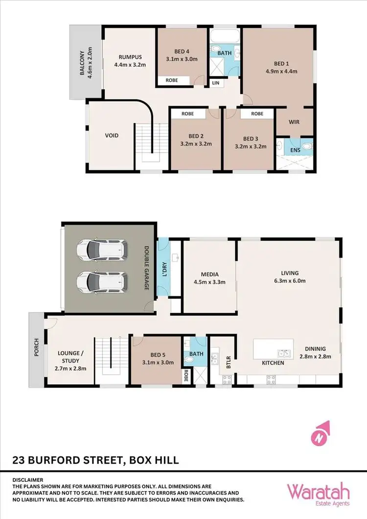 Floorplan of Homely house listing, 23 Burford Street, Box Hill NSW 2765