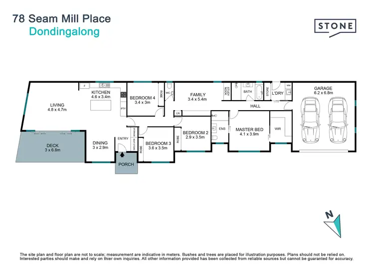 Floorplan of Homely rural property listing, 78 Seam Mill Place, Dondingalong NSW 2440