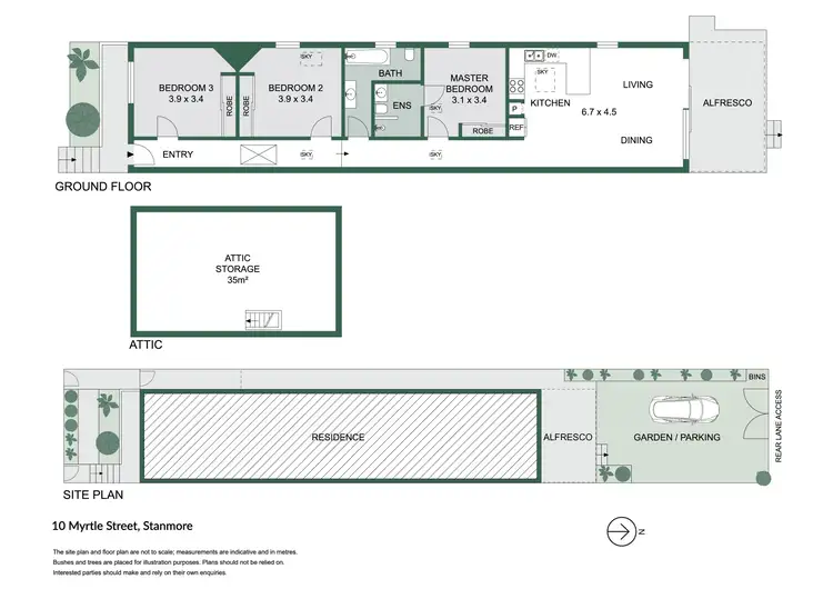 Floorplan of Homely house listing, 10 Myrtle Street, Stanmore NSW 2048
