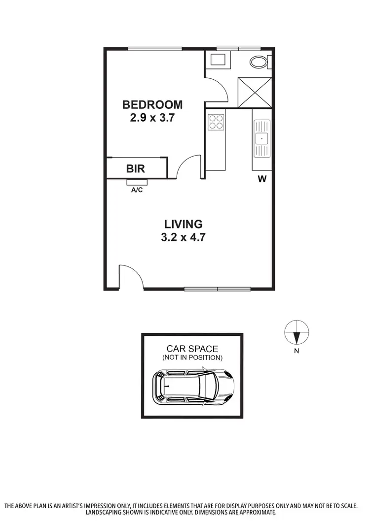 Floorplan of Homely apartment listing, 9/58 Gillies Street, Fairfield VIC 3078