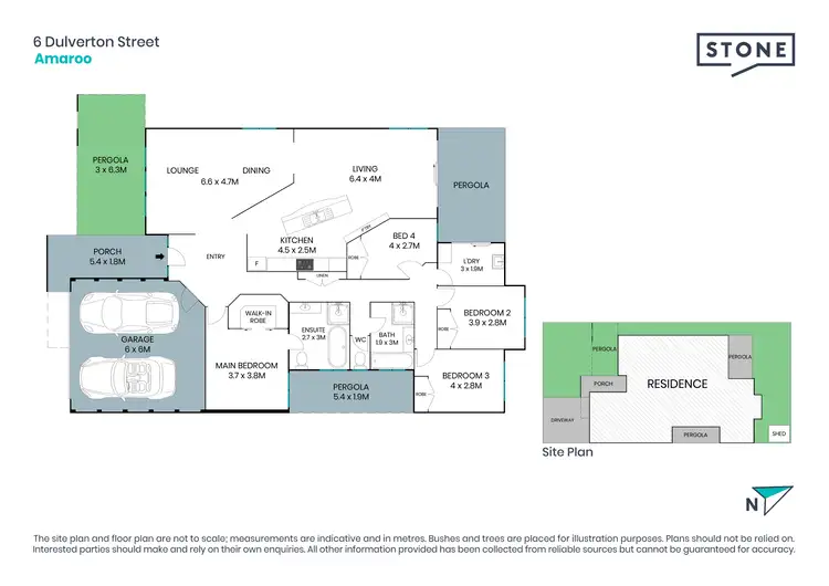 Floorplan of Homely house listing, 6 Dulverton Street, Amaroo ACT 2914