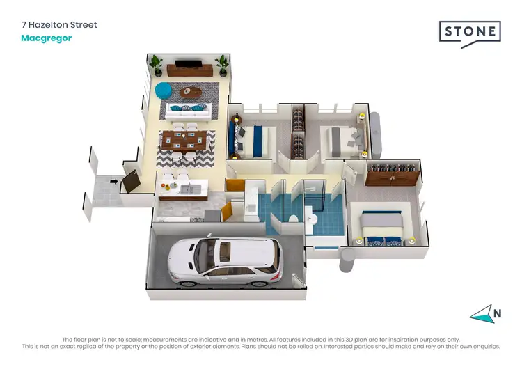 Floorplan of Homely house listing, 7 Hazelton Street, Macgregor ACT 2615
