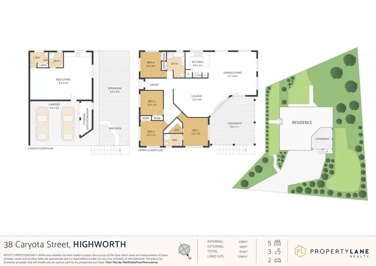Floorplan of Homely house listing, 38 Caryota Street, Highworth QLD 4560