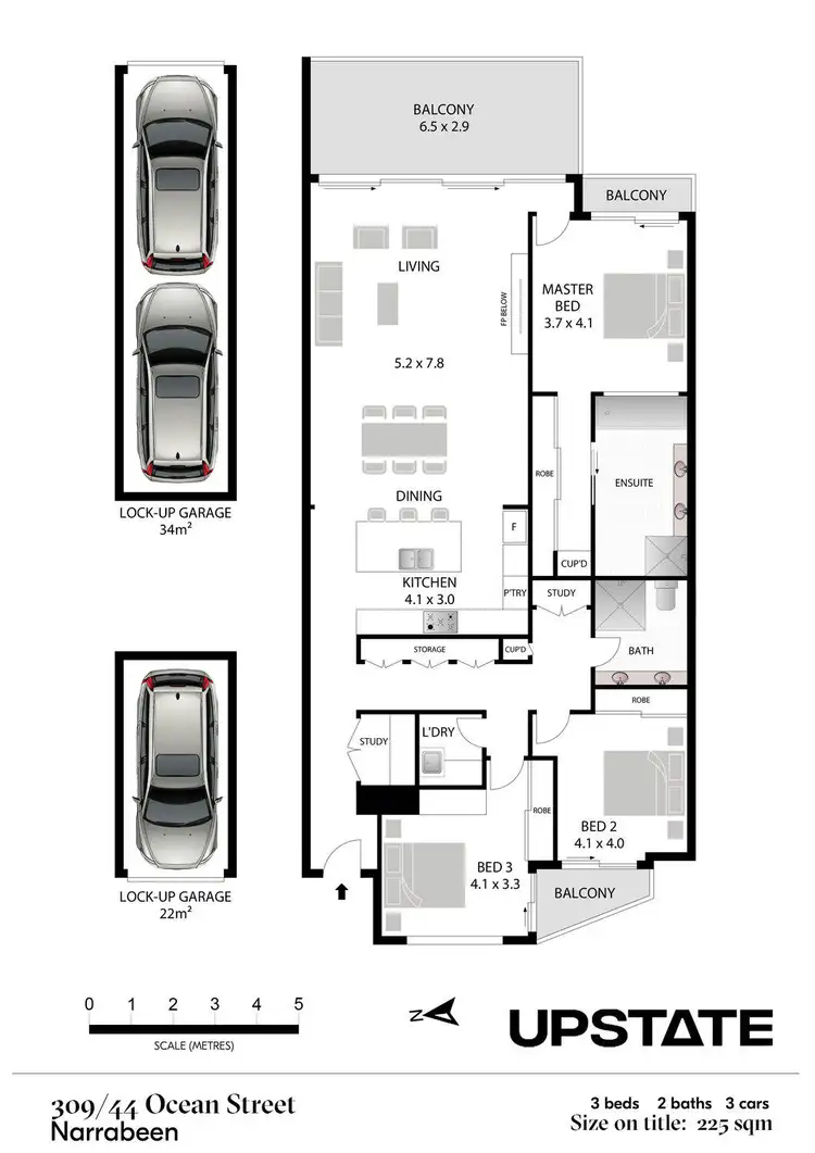 Floorplan of Homely apartment listing, 309/44-50 Ocean Street, Narrabeen NSW 2101