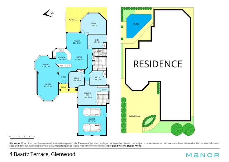 Floorplan of Homely house listing, 4 Baartz Terrace, Glenwood NSW 2768