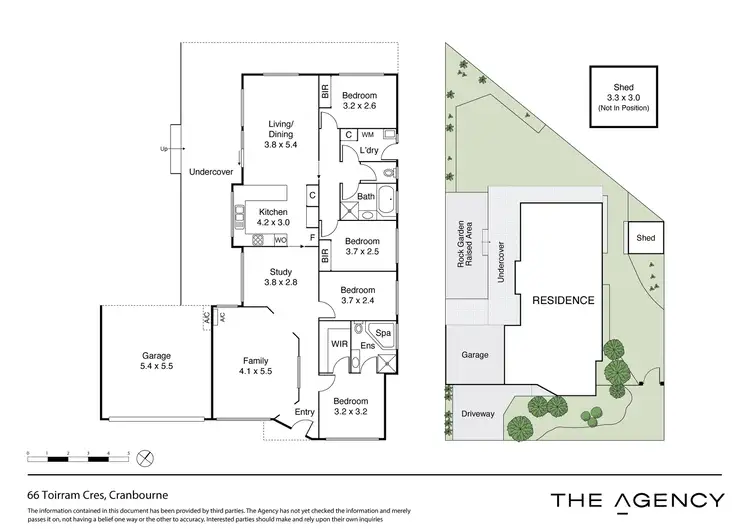 Floorplan of Homely house listing, 66 Toirram Crescent, Cranbourne VIC 3977