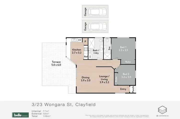 Floorplan of Homely apartment listing, 3/23 Wongara Street, Clayfield QLD 4011