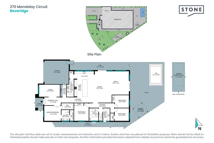 Floorplan of Homely house listing, 270 Mandalay Circuit, Beveridge VIC 3753