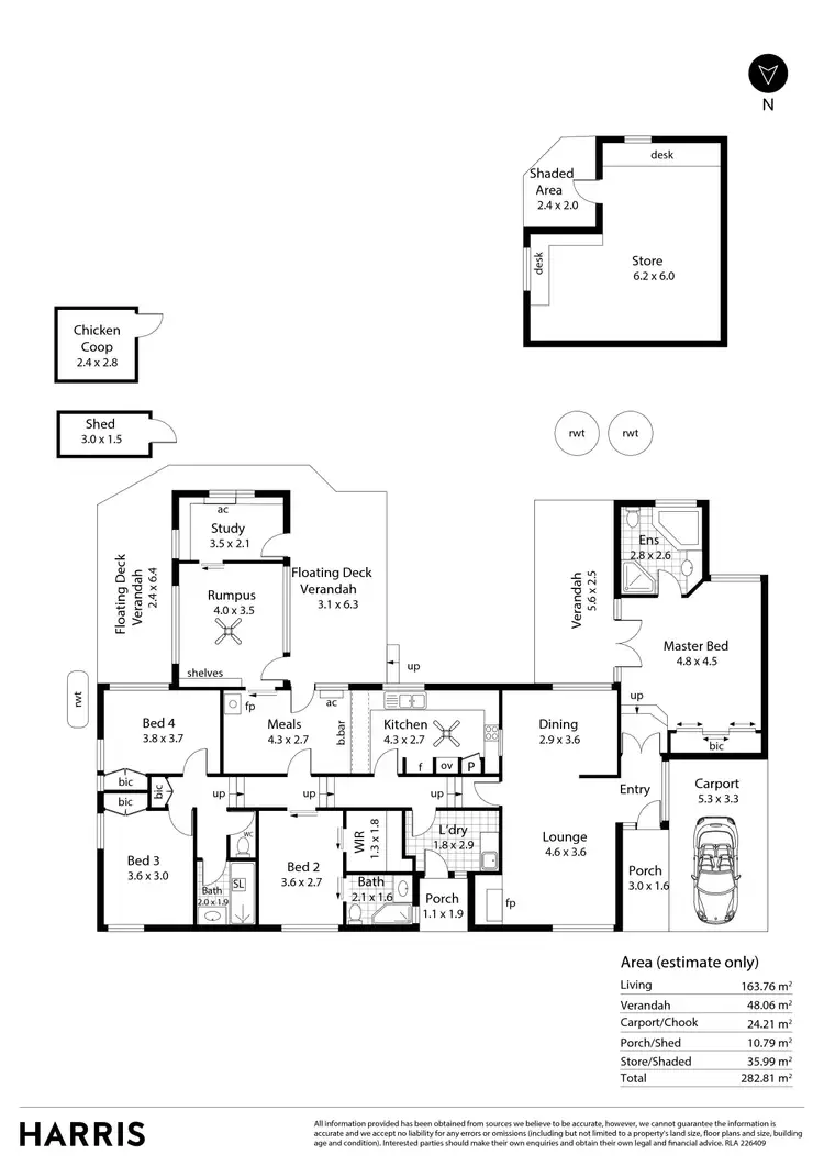 Floorplan of Homely house listing, 10 Brightview Avenue, Blackwood SA 5051