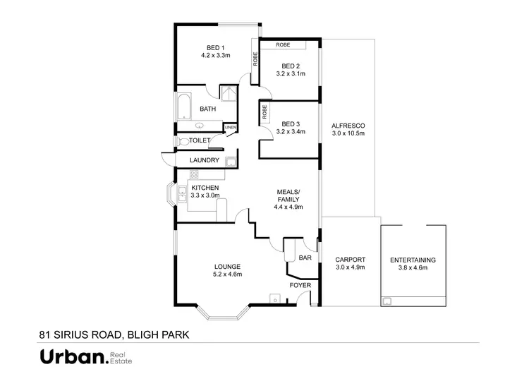 Floorplan of Homely house listing, 81 Sirius Road, Bligh Park NSW 2756