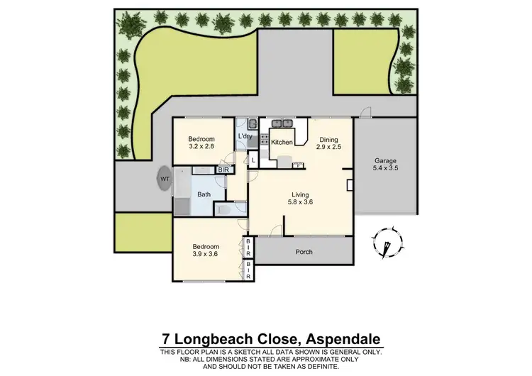 Floorplan of Homely house listing, 7 Longbeach Close Close, Aspendale VIC 3195