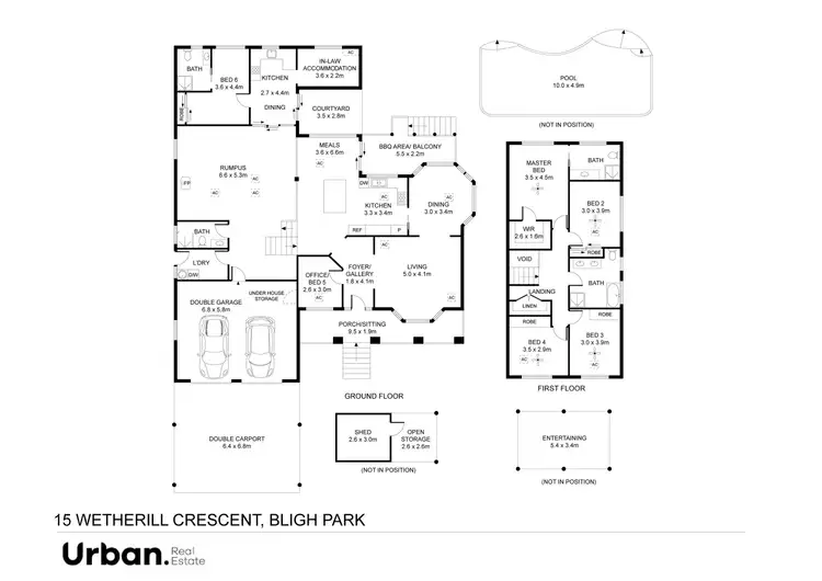 Floorplan of Homely house listing, 15 Wetherill Crescent, Bligh Park NSW 2756