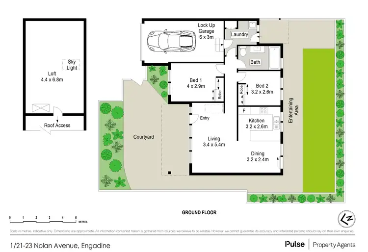 Floorplan of Homely villa listing, 1/21-23 Nolan Avenue, Engadine NSW 2233