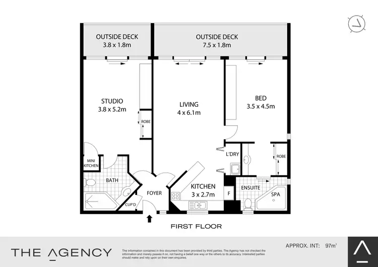 Floorplan of Homely apartment listing, 2203/2 Resort Drive, Coffs Harbour NSW 2450