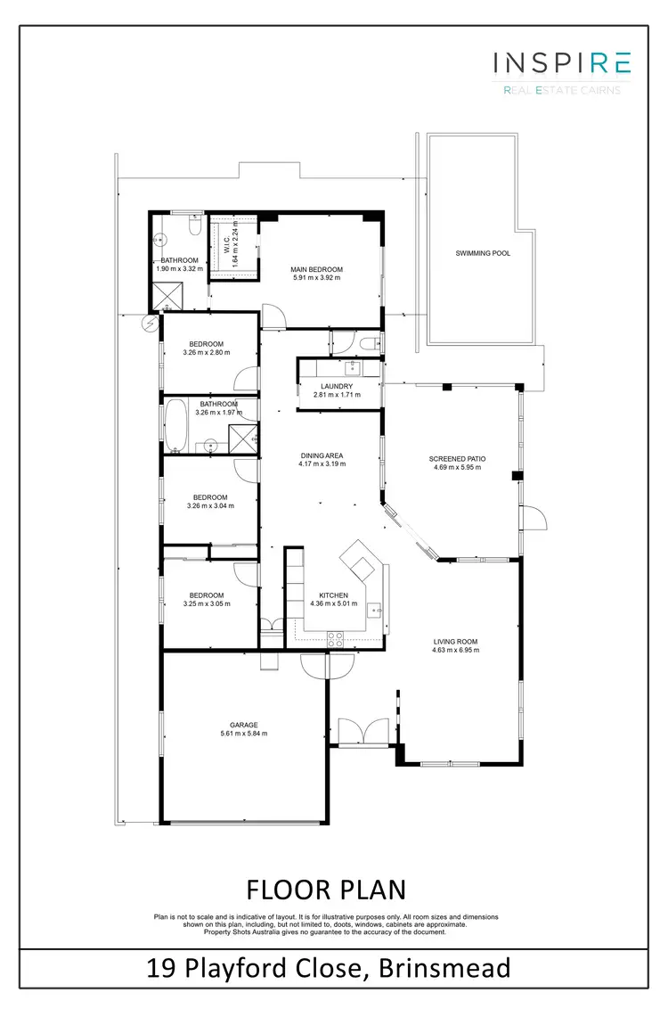 Floorplan of Homely house listing, 19 Playford Close, Brinsmead QLD 4870