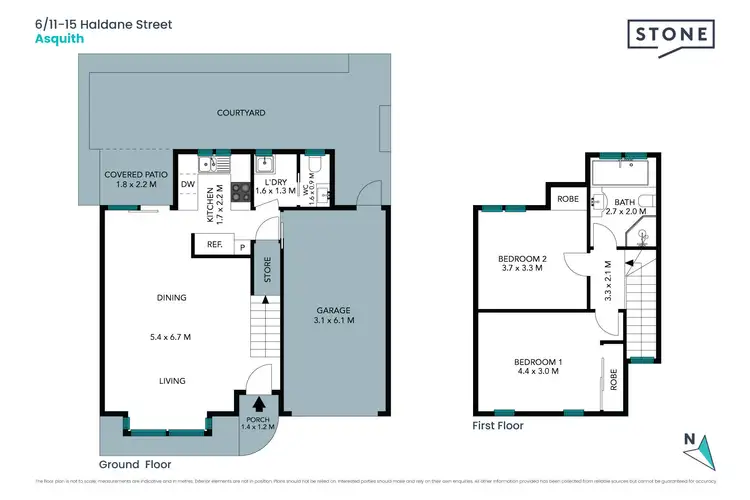 Floorplan of Homely townhouse listing, 6/11-15 Haldane Street, Asquith NSW 2077