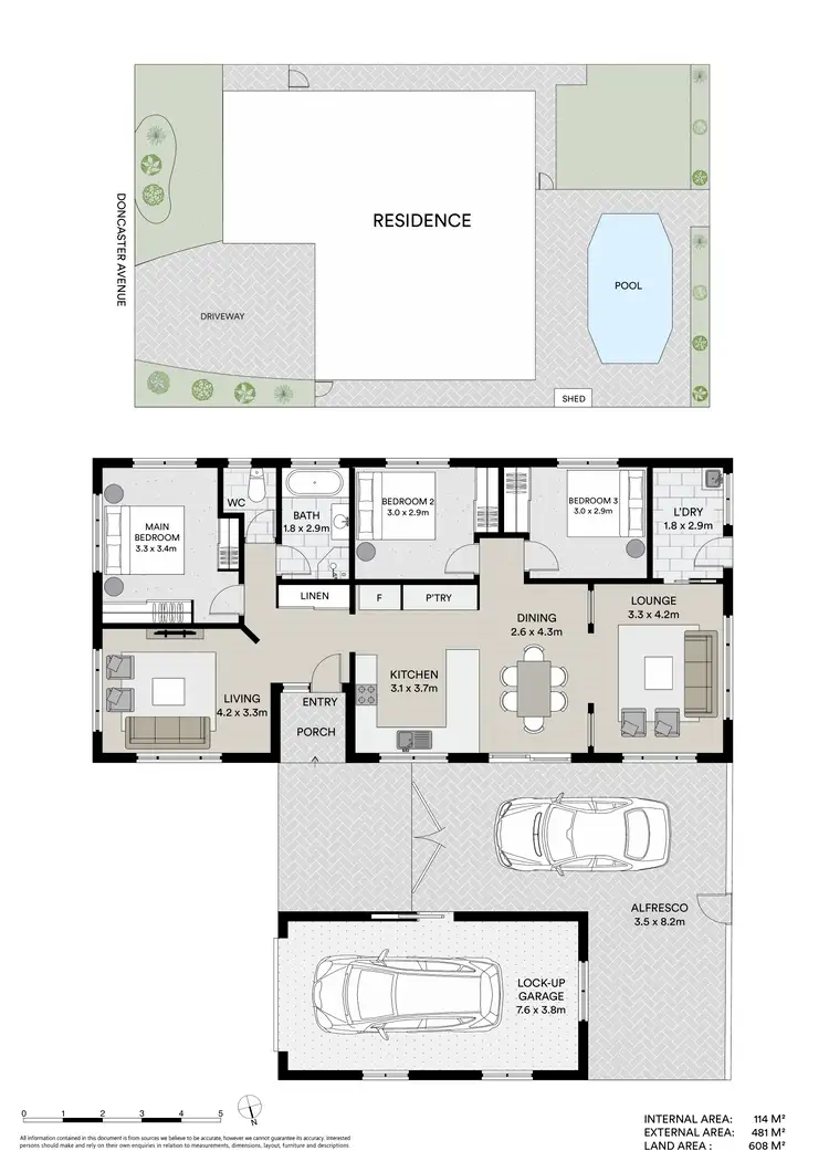 Floorplan of Homely house listing, 13 Doncaster Avenue, Port Macquarie NSW 2444