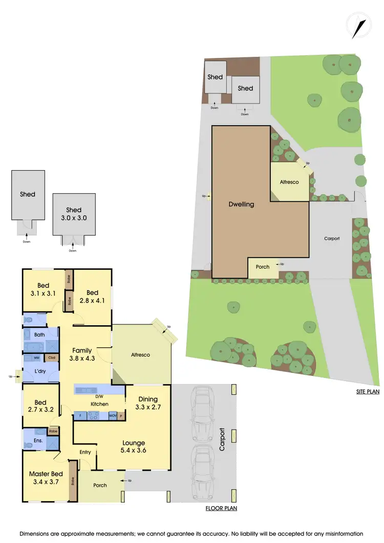 Floorplan of Homely house listing, 26 Allumba Drive, St Helena VIC 3088