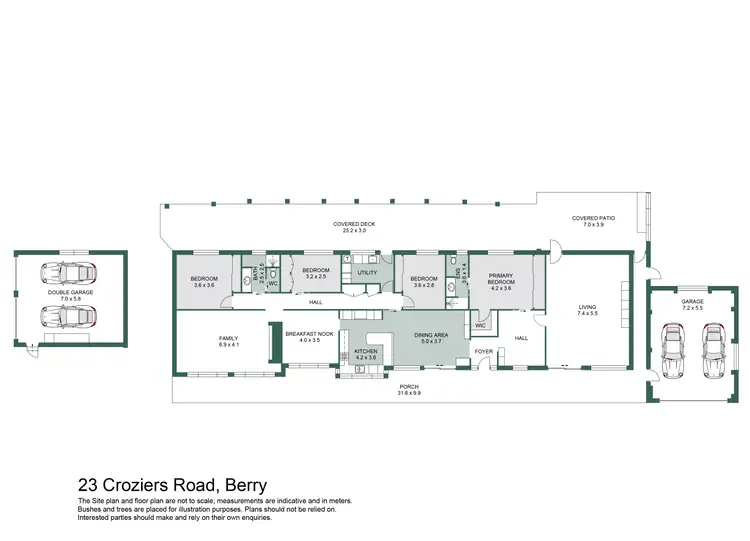 Floorplan of Homely rural property listing, 23 Croziers Road, Jaspers Brush NSW 2535