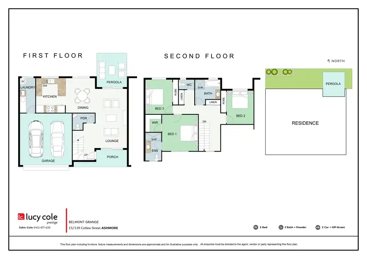 Floorplan of Homely townhouse listing, 15/139 Cotlew Street, Ashmore QLD 4214