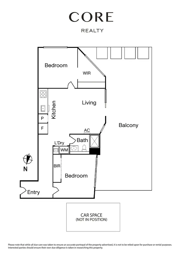 Floorplan of Homely apartment listing, 506/205 Burnley Street, Richmond VIC 3121