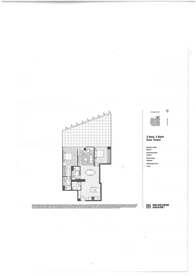 Floorplan of Homely apartment listing, 702/18 Hoff Boulevard, Southbank VIC 3006