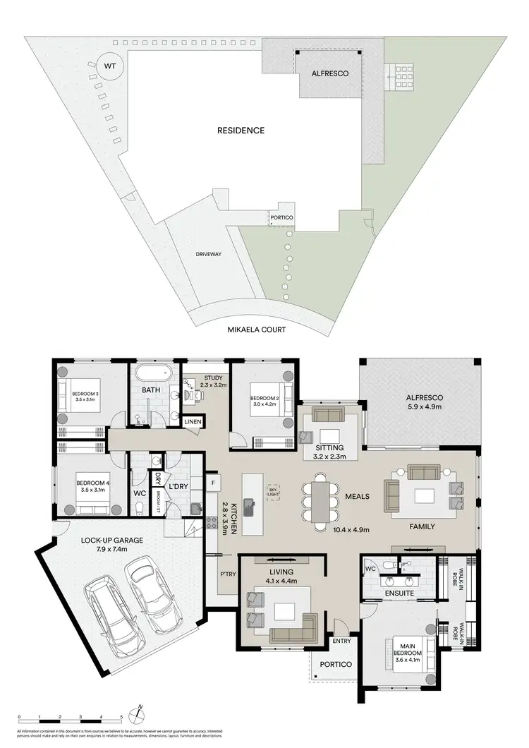 Floorplan of Homely house listing, 4 Mikaela Court, Ballarat North VIC 3350