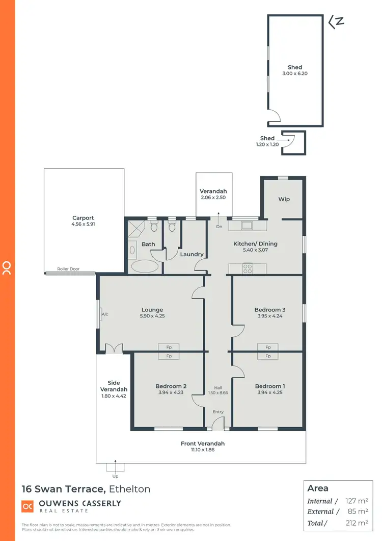 Floorplan of Homely house listing, 16 Swan Terrace, Ethelton SA 5015