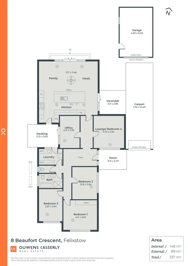 Floorplan of Homely house listing, 8 Beaufort Crescent, Felixstow SA 5070