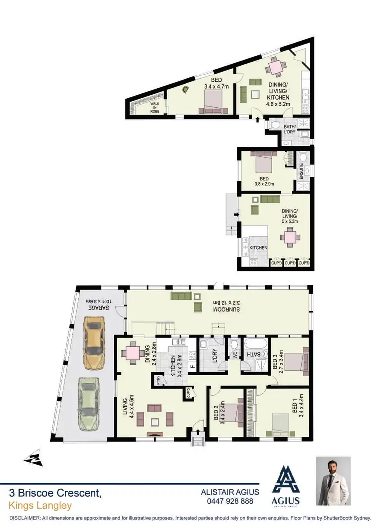 Floorplan of Homely house listing, 3 Briscoe Crescent, Kings Langley NSW 2147