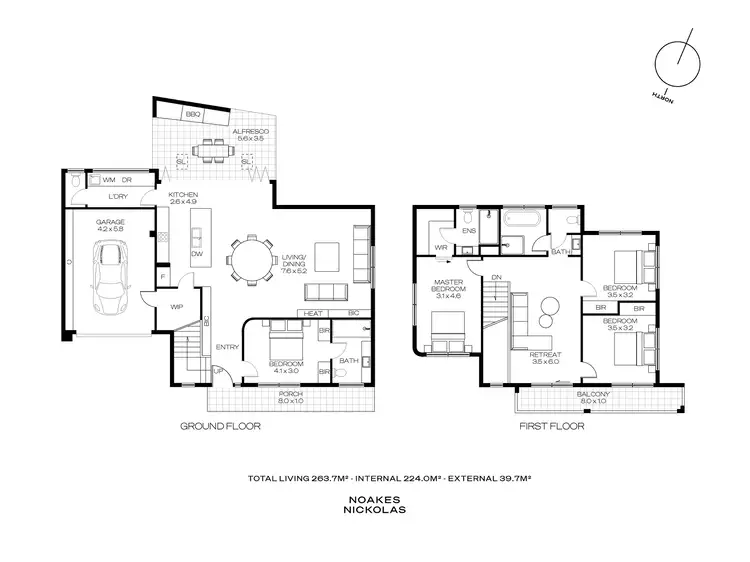 Floorplan of Homely house listing, 1 Dineen Place, West Beach SA 5024